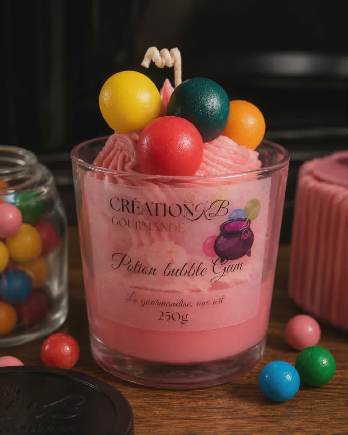 Bougie gourmande Potion Bubble Gum
