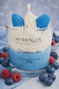 Bougie Gourmande framboise bleu