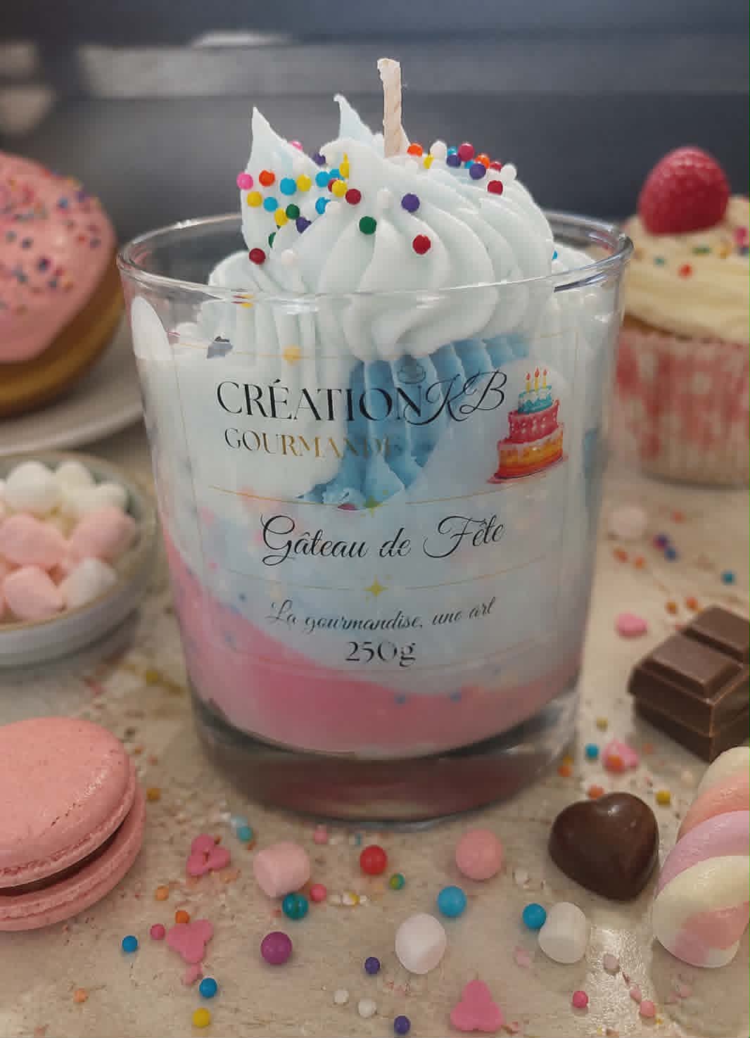 Bougie Gâteau de fête