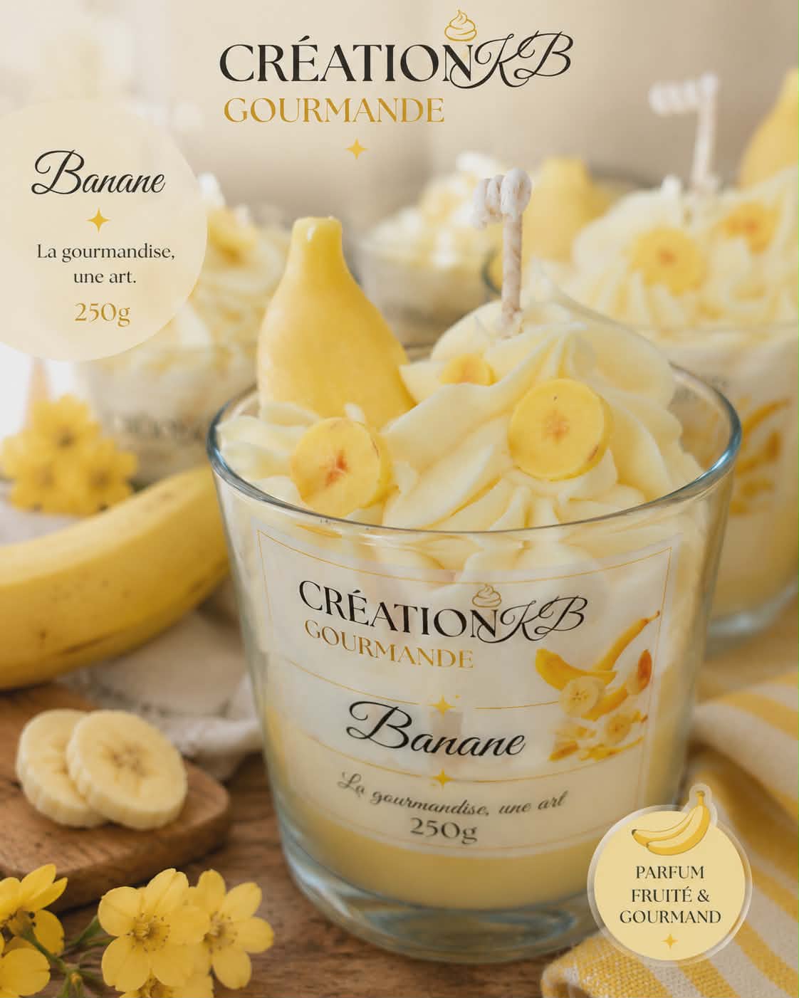 Bougie Gourmande Banane