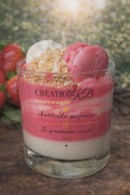 Bougie Shortcake aux fraises