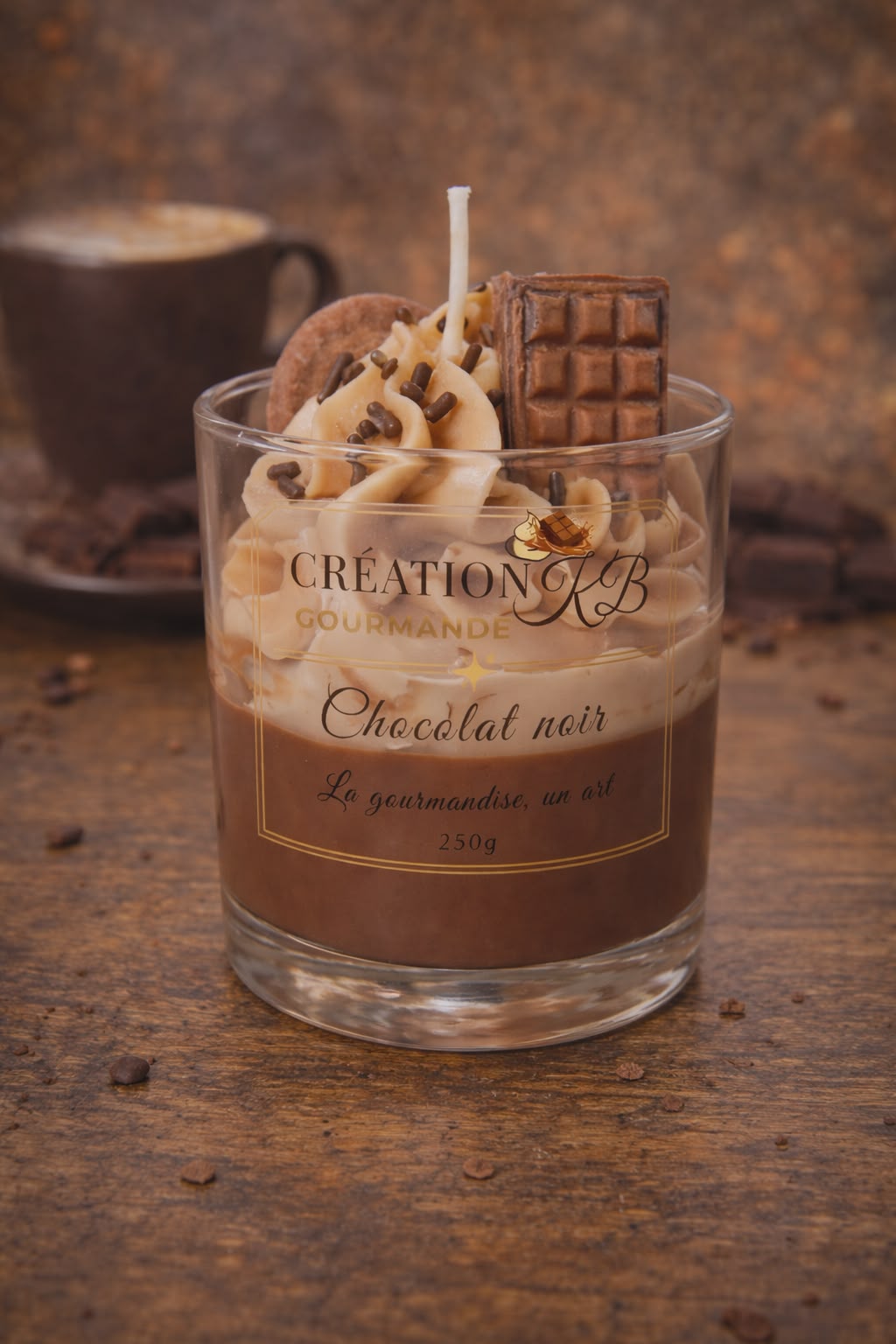 Bougie chocolat Noir