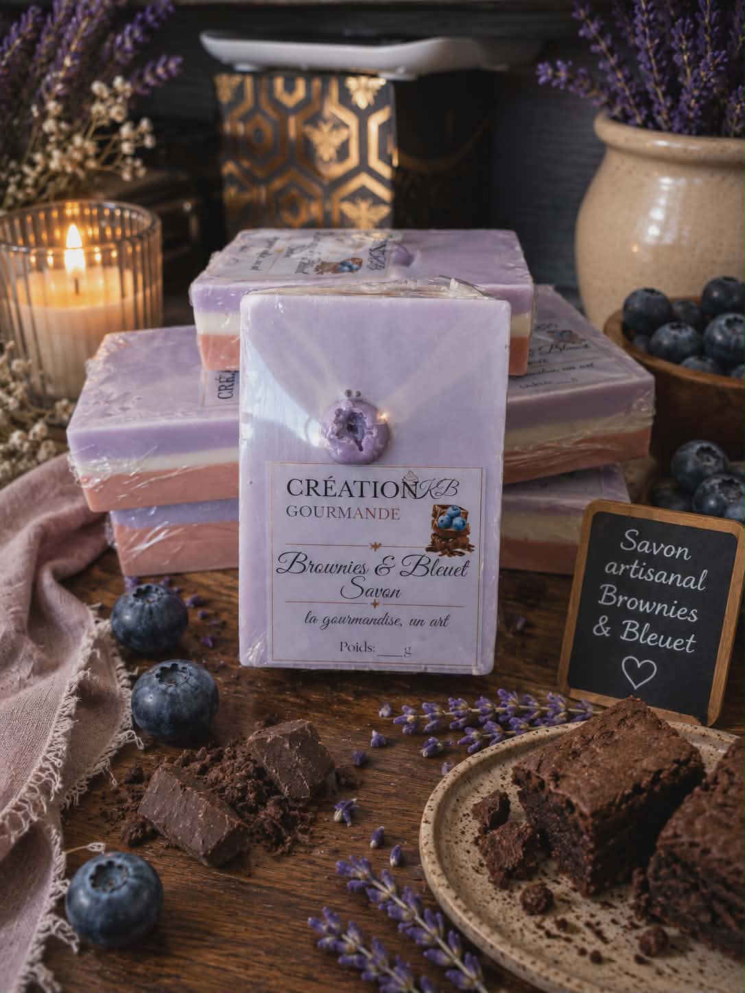 Savon Brownies & Bleuet