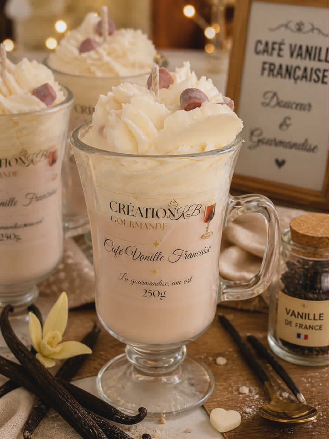 Bougie gourmande Vanille francaise