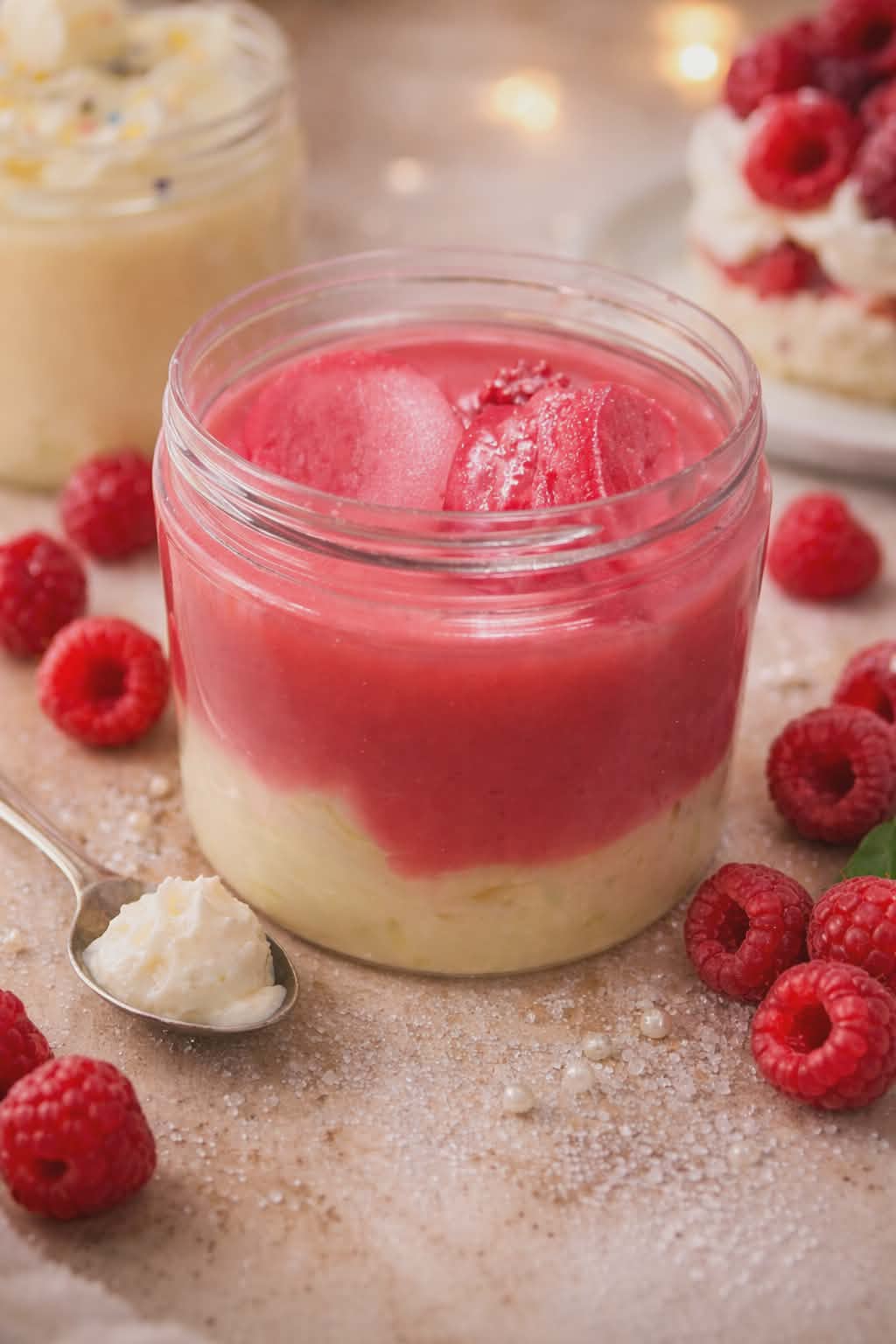 Fondant crémeux Framboise & vanille