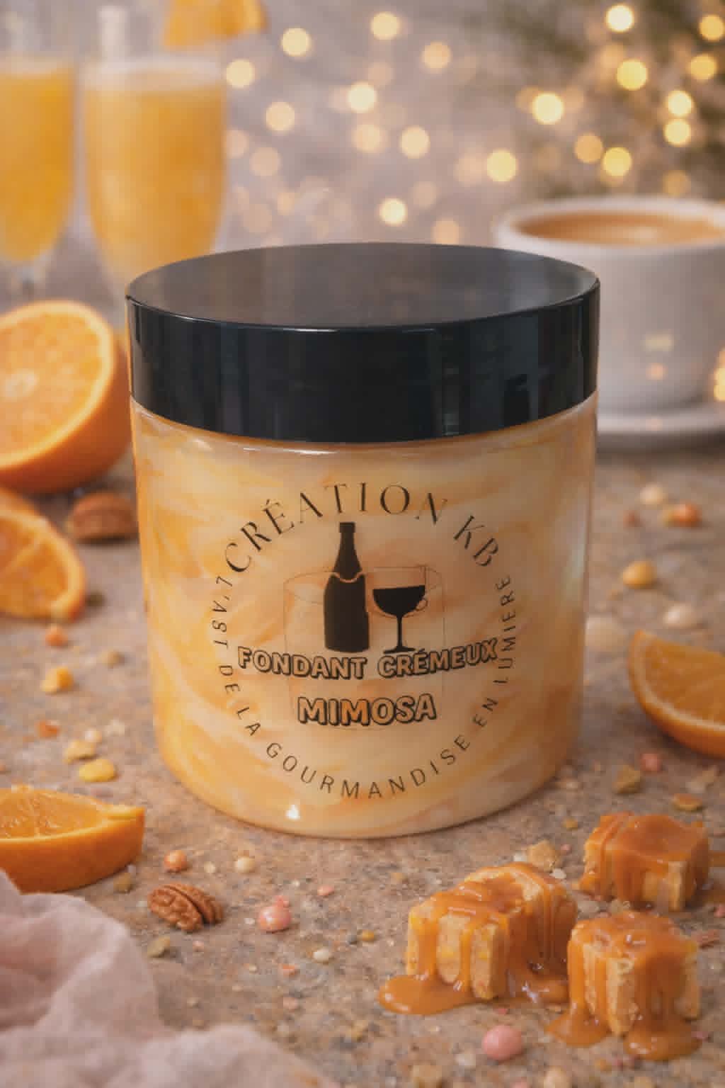 Fondant crémeux Mimosa