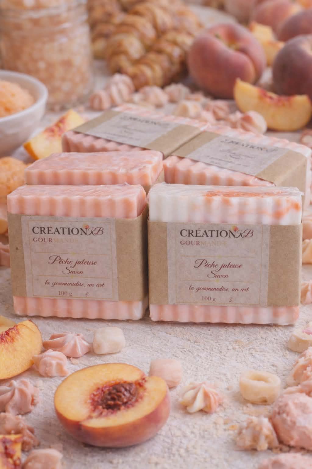 Savon pêche juteuse